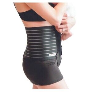 Mama Strut Postpartum Support Brace Womens Size Large Black Pelvic Control